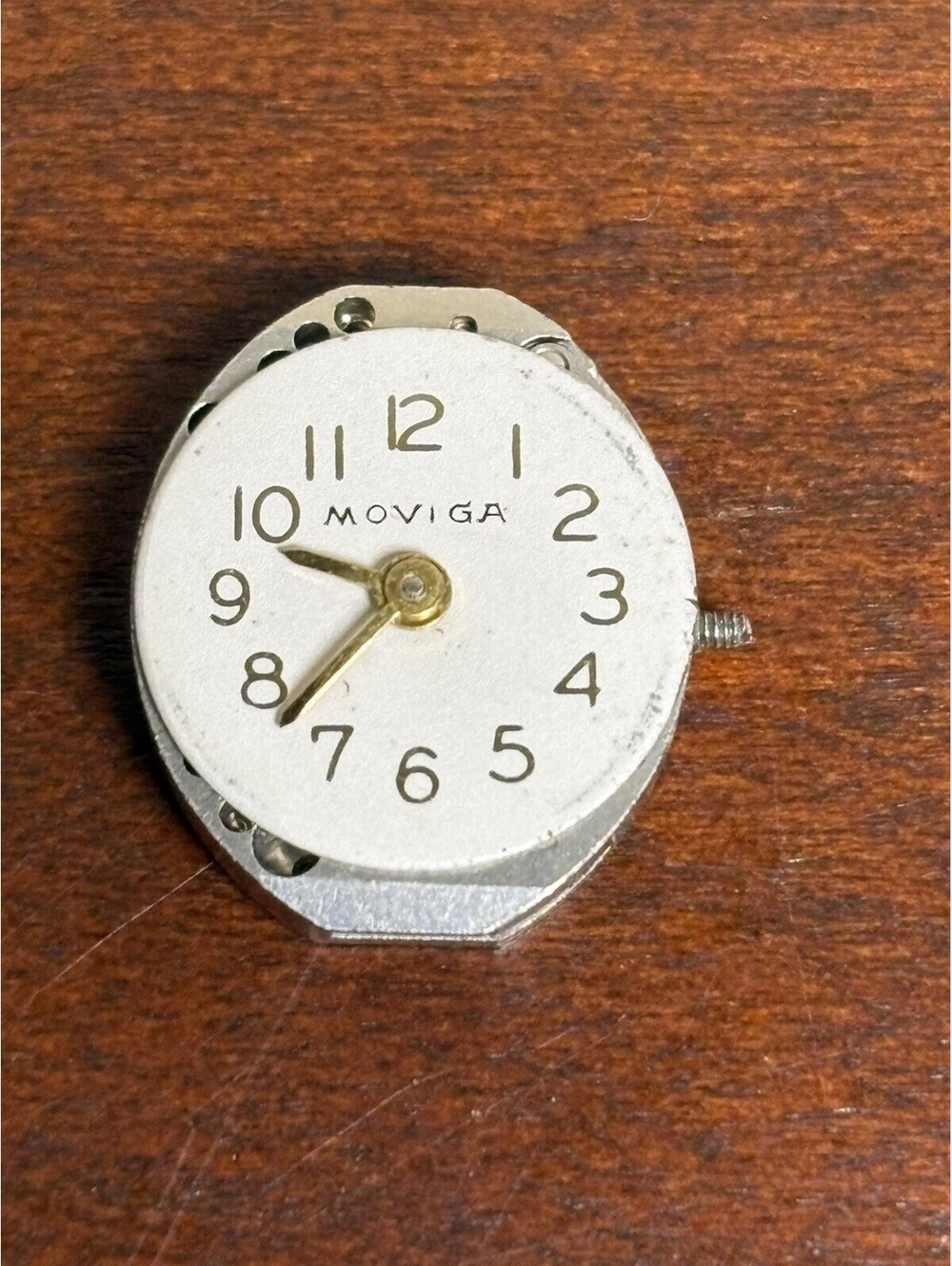 Moviga 17 Jewels Manual Mechanical Watch Movement w/ Dial 15.27x15.60mm